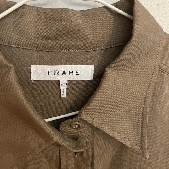 Frame Arie Belted Utility Romper - Picture 5 of 6